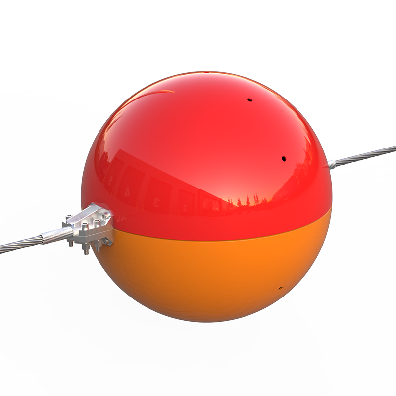 Aviation warning aerial marker sphere